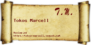 Tokos Marcell névjegykártya